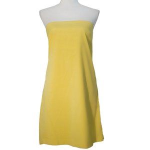 Alice + Olivia Yellow Strapless Dress - Showroom Sample